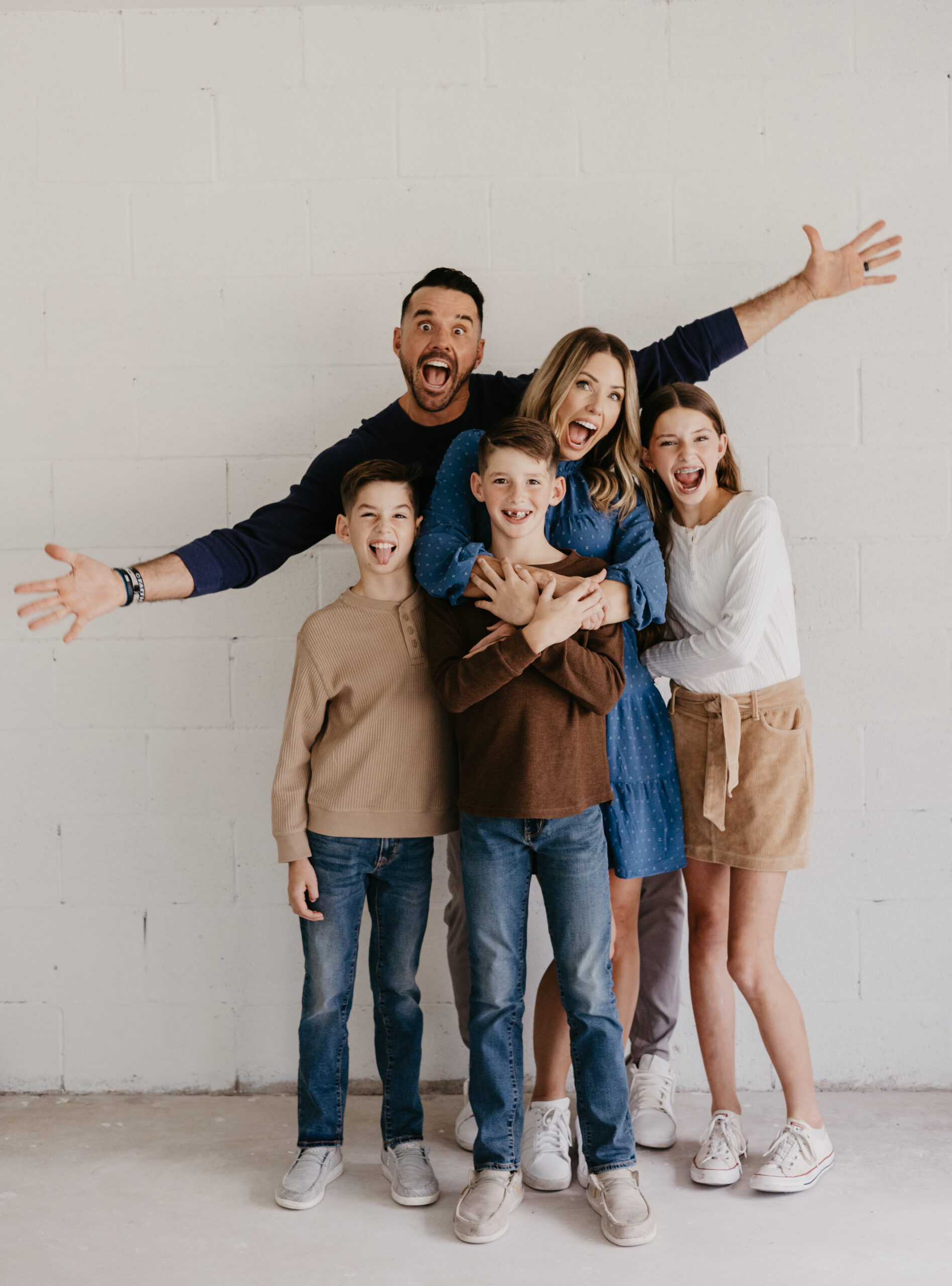 Melissa Perry with her family